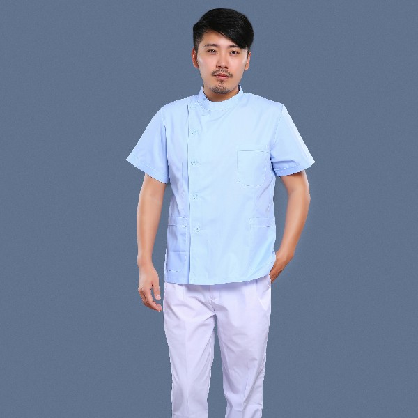 藍(lán)白護(hù)理工作服