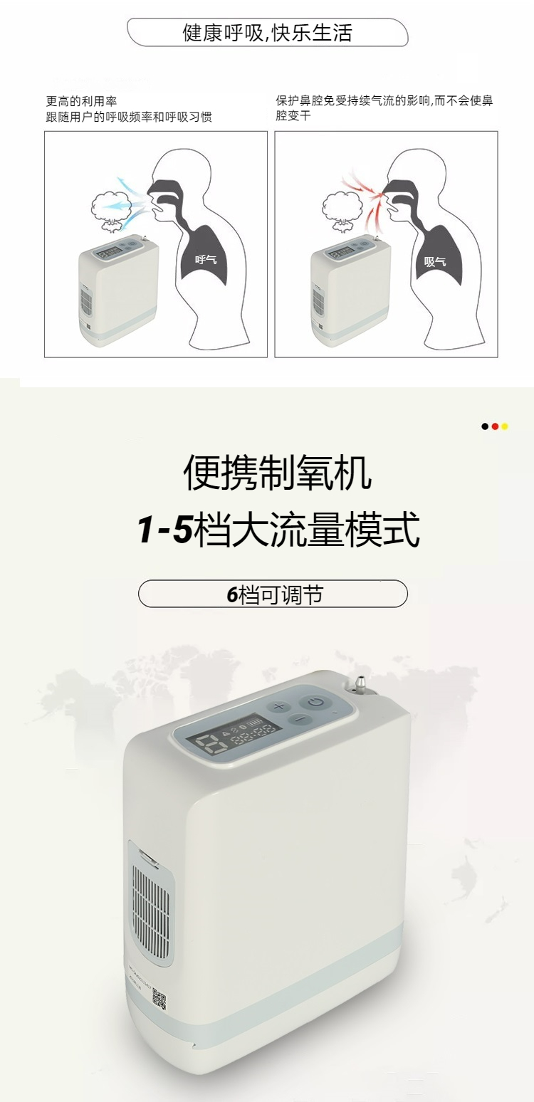 家用便攜式制氧機(jī)功能