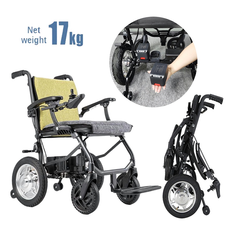輕便可折疊電動(dòng)輪椅