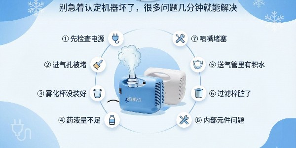 舊霧化器不出霧？別急著換新的，8 個(gè)步驟先自查